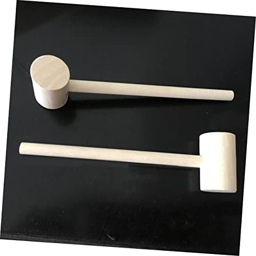 24pcs Mini Wooden Crab Hammers for Kids