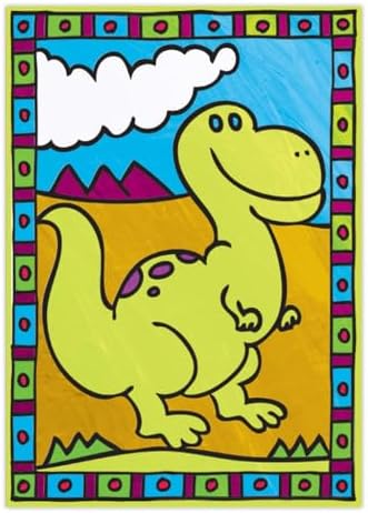 Royal Langnickel Paint by Number Kit - Dinosaurs Volcano 2Pkg