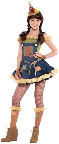 KEPATO Scarecrow Costume Set Women Halloween