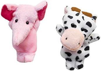 Super Z Outlet Velvet Animal Finger Puppets - 10 Set