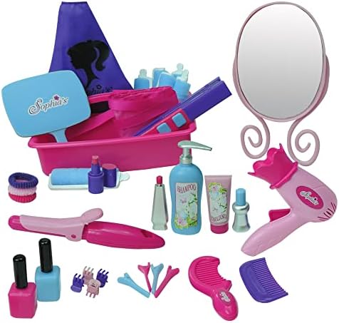 Sophias Hair Salon 30-Piece Set for 18 Dolls
