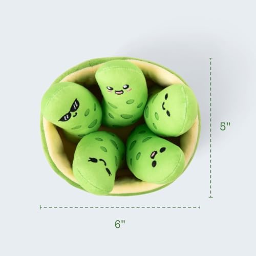 Emotional Support Pickles Plush Set with Basket