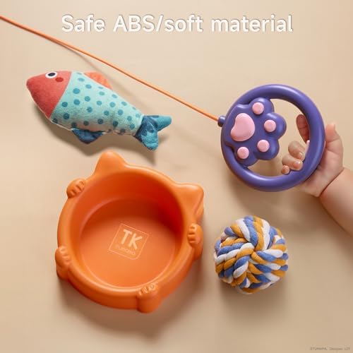 TUMAMA Toy Cat for Kids Walks Meows Wags Tail Interacts Remote Control