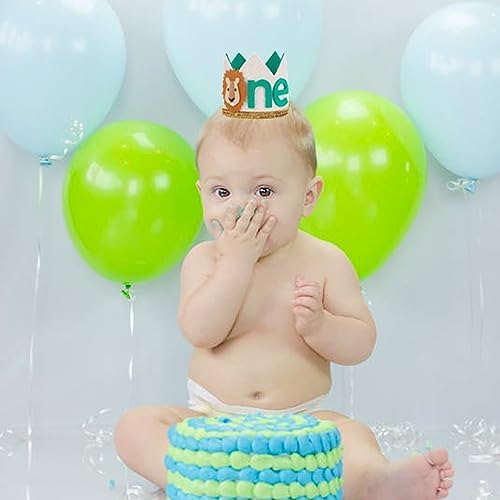 Safari Lion 1st Birthday Crown for Boys