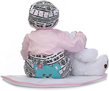 Pedolltree Reborn Doll Baby Clothes Pink Outfits for 20-22 Girl