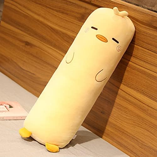 MUPI Long Plush Body Pillow Yellow Duck 27 Inch