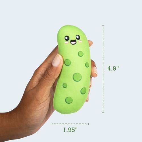 Emotional Support Pickles Plush Set with Basket