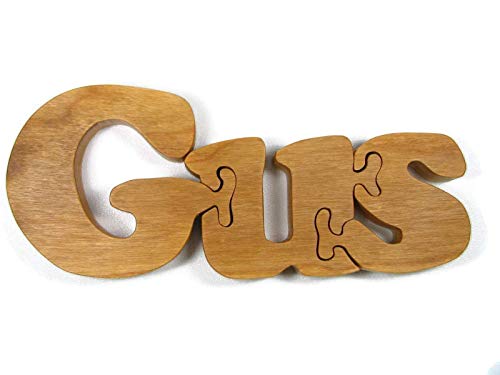 Wooden Name Puzzle for Kids by Little Wooden Wonders
