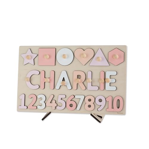 Math Name Puzzle Wooden Personalized Toy