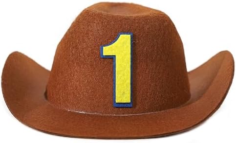 WAWUO 1st Birthday Cowboy Hat for Baby Toddler