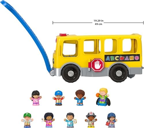 Fisher-Price Little People Big Yellow School Bus Figures Set
