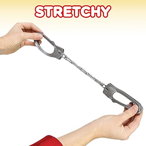 ArtCreativity 105 Inch Stretchy Handcuffs - Pack of 2