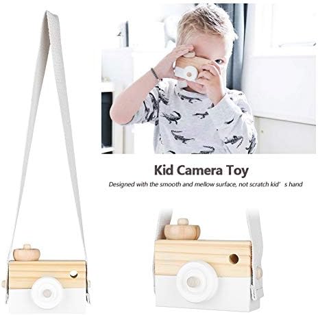 Mini Wooden Camera Toy for Kids Baby Learning