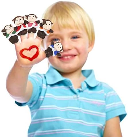 RIY 12pcs Plush Finger Puppets Set for Toddlers