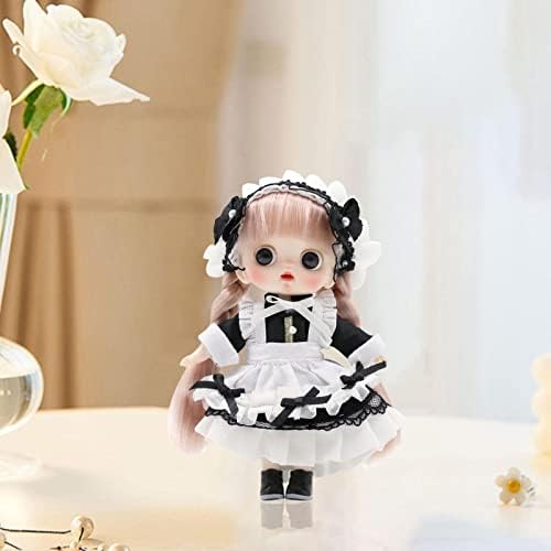 Menolana Ball Jointed Baby Doll for Girls Black
