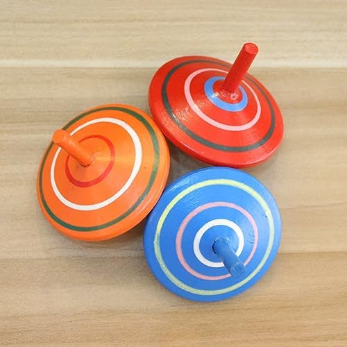 GoodPlay Gyroscope 3 Pcs Set Wooden Spinning Tops