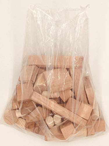 Handmade Wooden Toy Building Blocks Set of 100