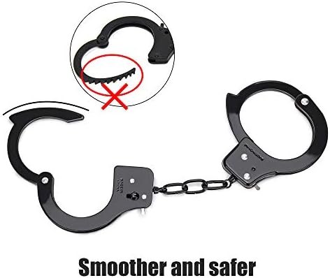 HUALIXUAN Metal Play Handcuffs for Kids