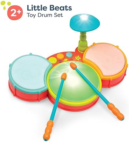 Little Beats Kids Drum Set - Musical Instrument for Toddlers