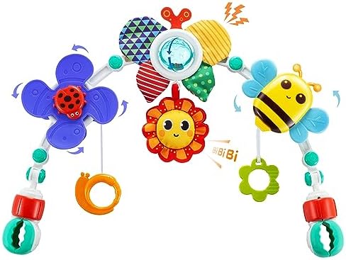 Adjustable Stroller Arch Toy for Baby Sensory Development