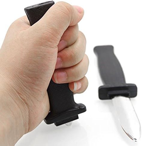 GUDVES Retractable Plastic Knife Prop 3 PCS Set