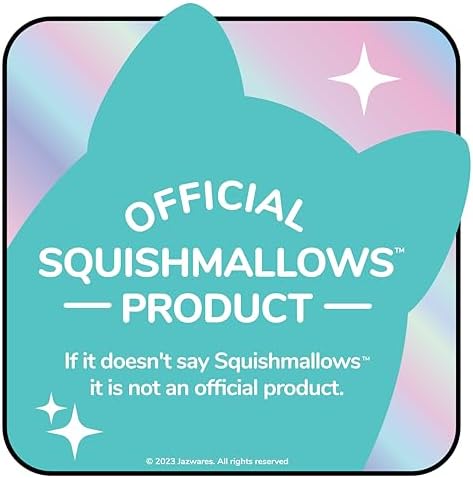 Squishmallows Original 14in Laura Pink Tabby Cat Holding Cupcake