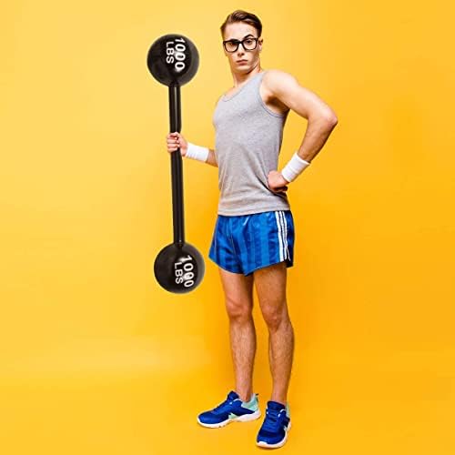 LIYDE Giant Inflatable Dumbbell - Party Decor Costume Prop