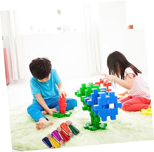 Gogogmee 6pcs Wooden DIY Puppet Kit for Kids