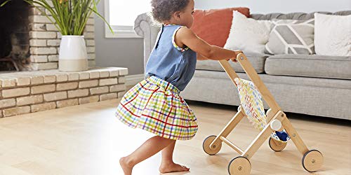 LOVEVERY Buddy Stroller - Wooden Toy for Pretend Play