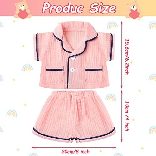 Hungdao Bear Pajamas Clothes for 14 Inches Stuffed Animals