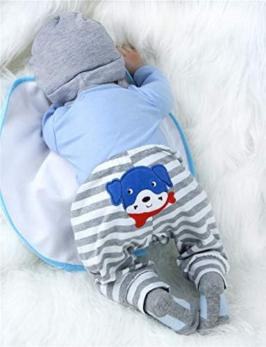 MAIHAO Reborn Baby Doll Boy Outfit 4pcs Set