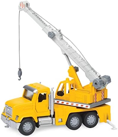DRIVEN by Battat Micro Crane Truck Yellow 1