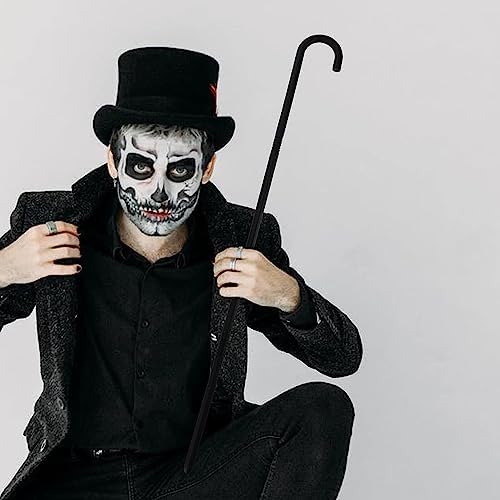 BinaryABC Halloween Costume Plastic Magician Crutch Cane Black