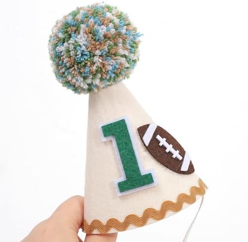 1st Birthday Football Party Hat for Boys