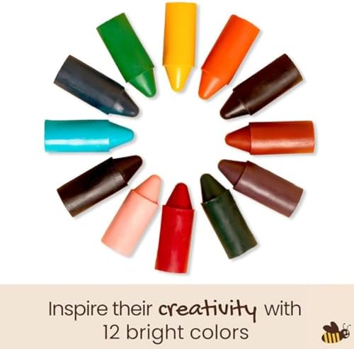 Honeysticks 100 Pure Beeswax Crayons 12 Pack 1