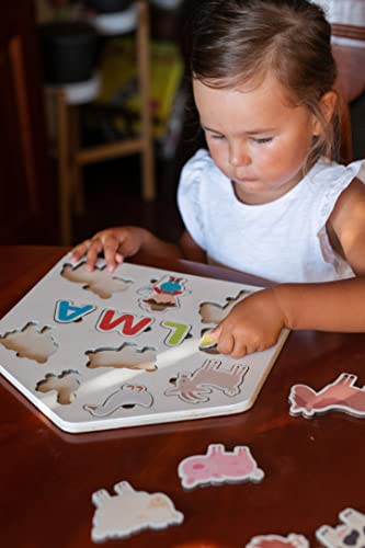 BeGenuine Wooden Name Puzzle for Kids