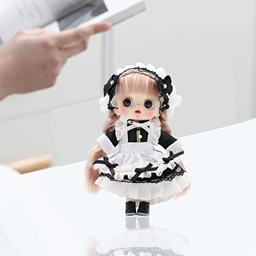 Menolana Ball Jointed Baby Doll for Girls Black