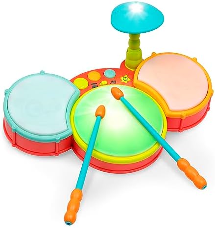Little Beats Kids Drum Set - Musical Instrument for Toddlers