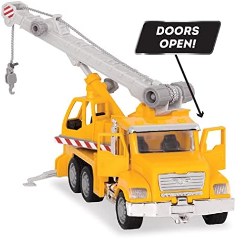 DRIVEN by Battat Micro Crane Truck Yellow 1