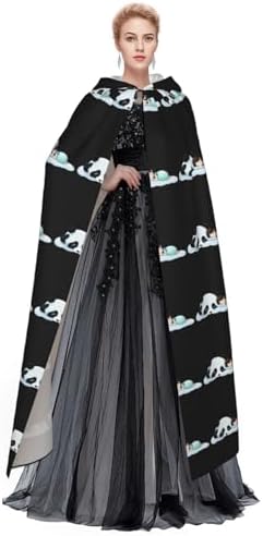 Little Girl Panda Hooded Cloak for Halloween Costume