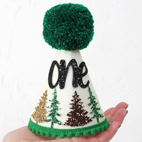 Happy Camper Woodland 1st Birthday Hat for Boys 1