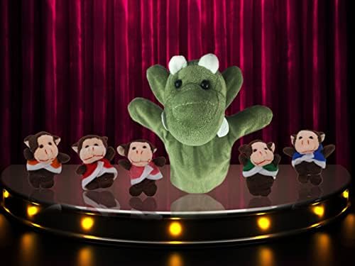RIY 12pcs Plush Finger Puppets Set for Toddlers