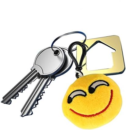 Dreampark 64 Pack Mini Plush Emoticon Keychains