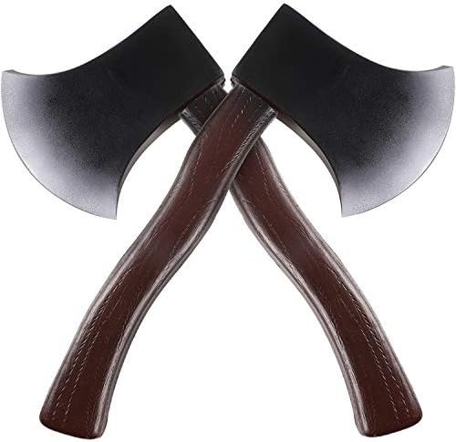 Hsei 2 Piece Halloween Foam Axe Props for Costume Party