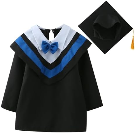 Toddler 2025 Cap and Gown Graduation Set for Kids