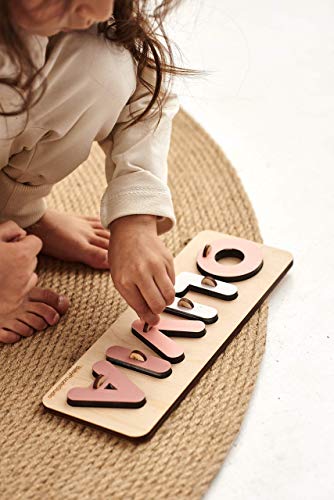 Personalized Baby Name Puzzle With Pegs