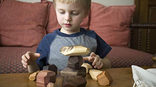 Tumi Ishi 11 Piece Natural Wood Rock Set