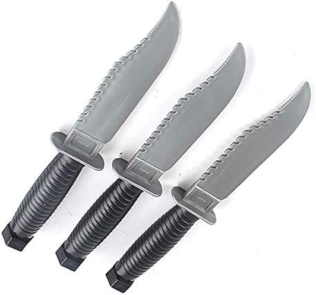 Wendy Mall 3pcs Plastic Knife Toy Training Swords Halloween Costume Party Props