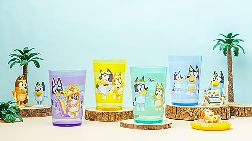 Zak Designs Bluey Nesting Tumbler Set 4-Pack