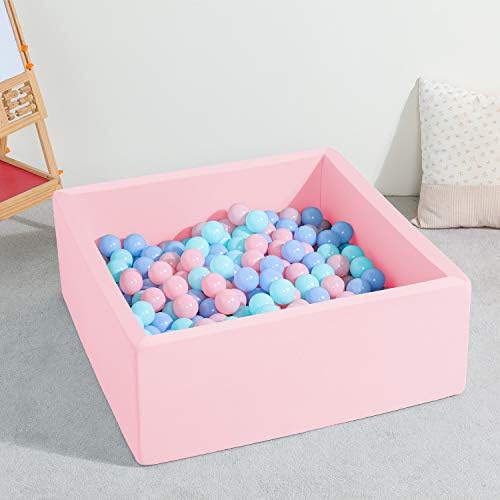 TRENDBOX Memory Foam Ball Pit Square - Pink